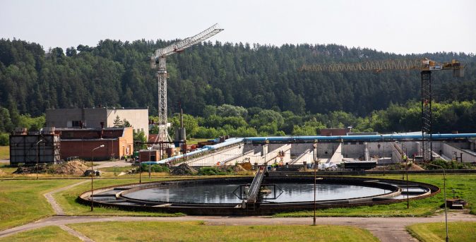 Maa-aluste tunnelite ja bioreaktorite laserskaneerimine reoveepuhastusvõrgu rekonstrueerimistöödeks. Vilnius, Leedu.